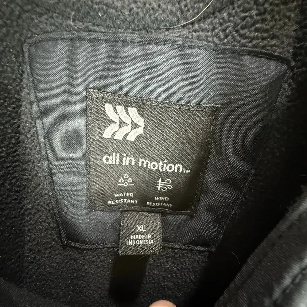 All in Motion Black Snow Bib Ski Pants Snowpants Snowsuit Youth Boy Girl XL 14